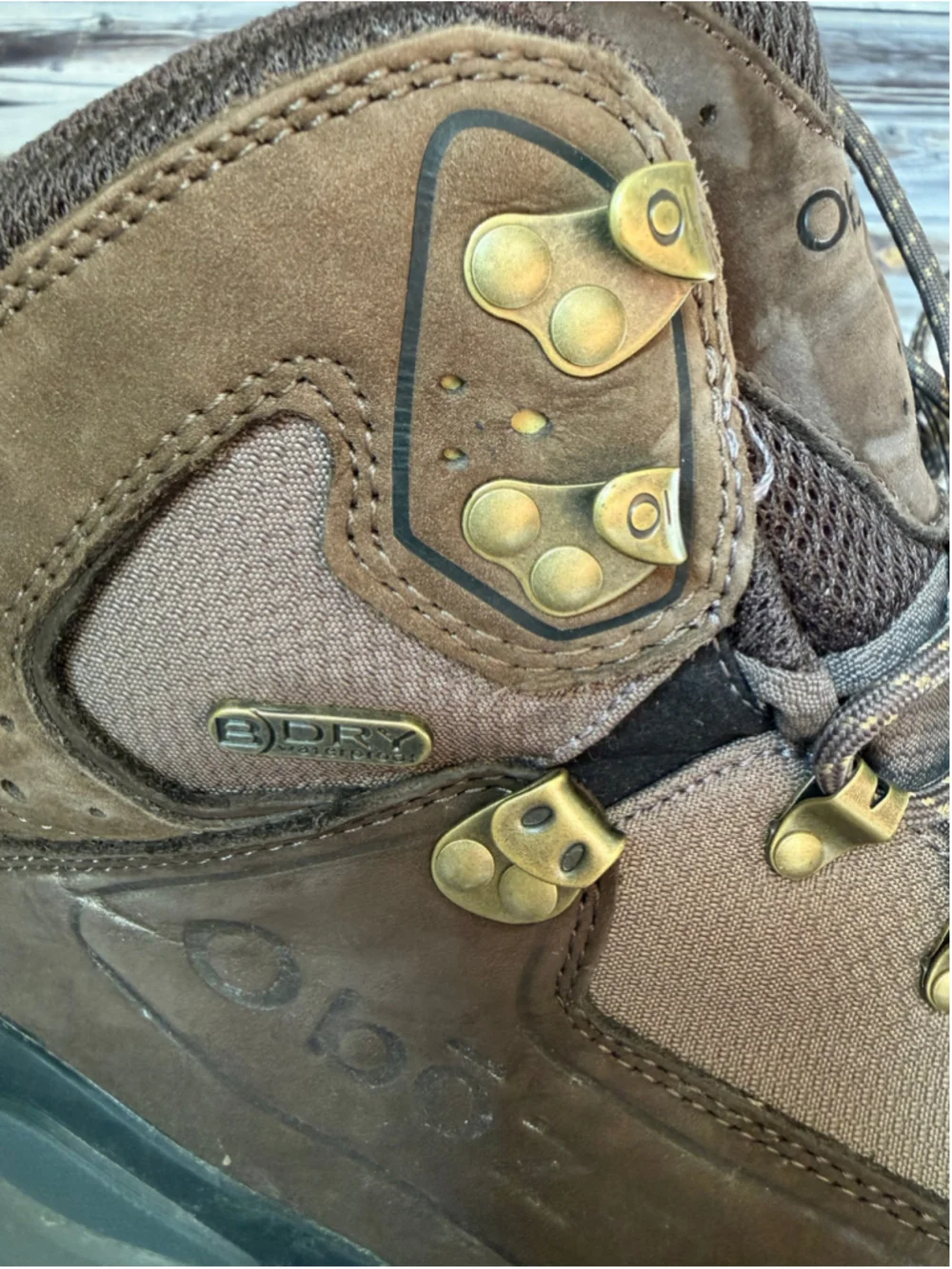 Oboz mens Wind River B-Dry Backpacking Boot size 11